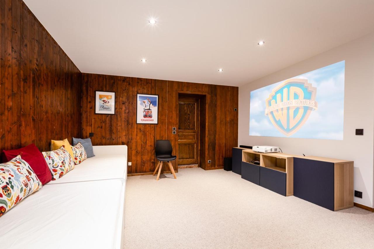 Chalet Les Praz - 280Sqm - Sauna Cinema Fitness - 5 Bedrooms In Heart Of Les Praz - By Cozee Rentals Шамони Экстерьер фото